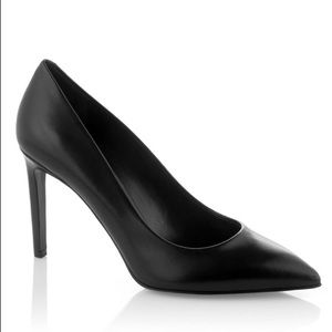 BOSS by HUGO BOSS Mikon Black Leather Stiletto
